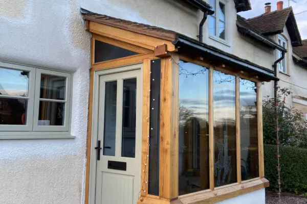 Fully glazed oak porch Fully glazed oak porch