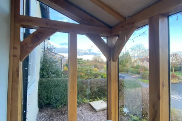Glazed porch interior Glazed porch interior