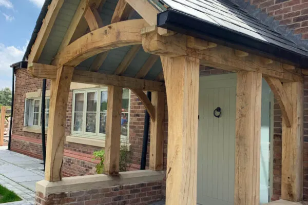 Large Oak Porch Large Oak Porch