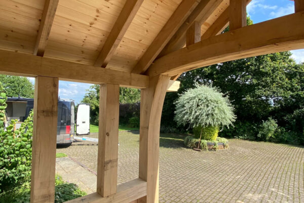 Oak Porch Interior Bespoke Oak Porch Design