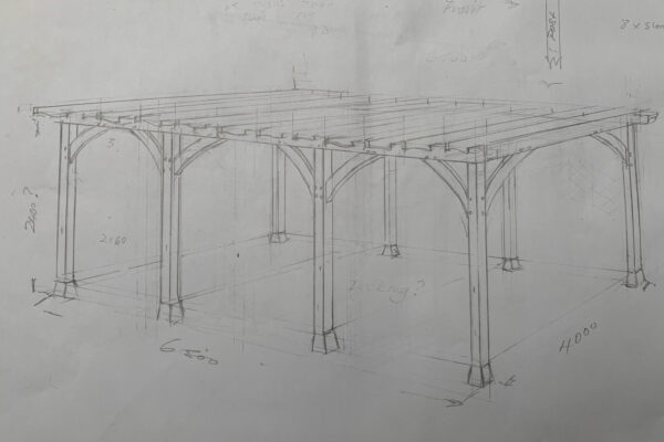 Design Sketch of garden structure