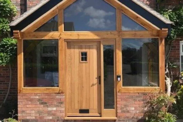 Glazed Oak Porch Glazed Oak Porch