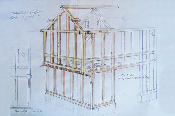 Oak-Framed extension Oak-Framed extension Sketch