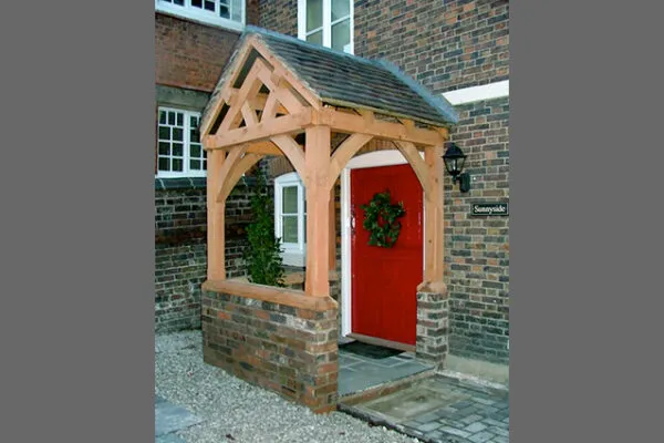 Bespoke Porch in Oak Bespoke Porch in Oak