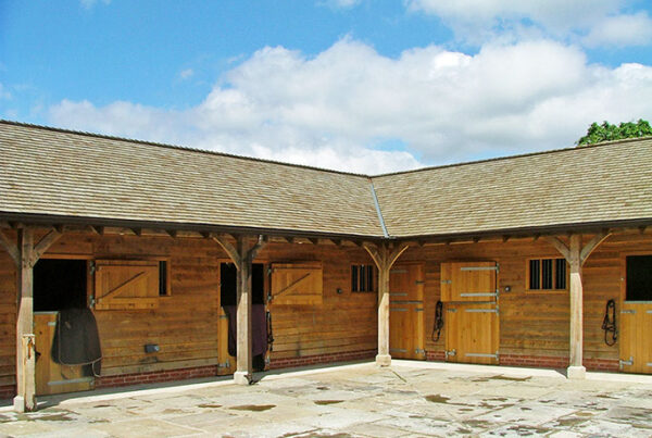 Bespoke oak stable