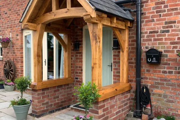 Large Oak Porch Large Oak Porch
