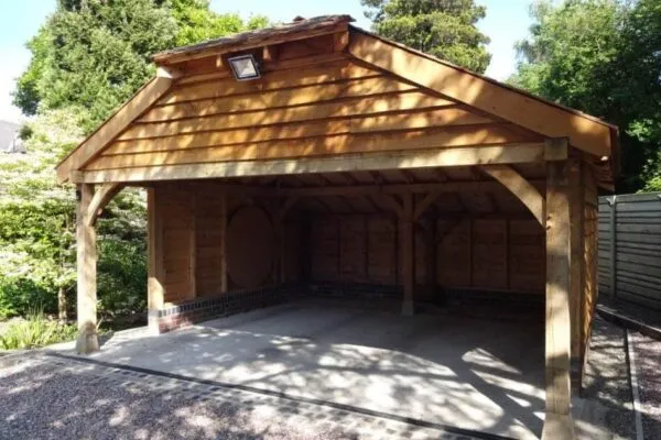 Oak Car Port
