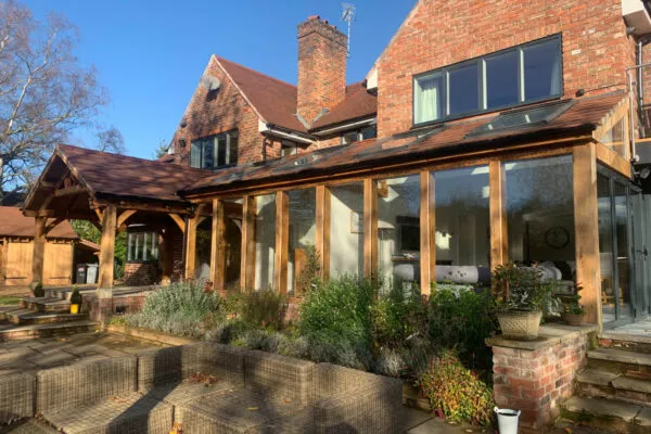 Glazed extension