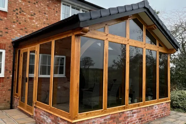 Glazed garden room Glazed garden room