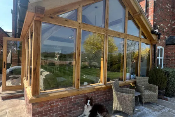 Garden Room Exterior Side view of bespoke garden room