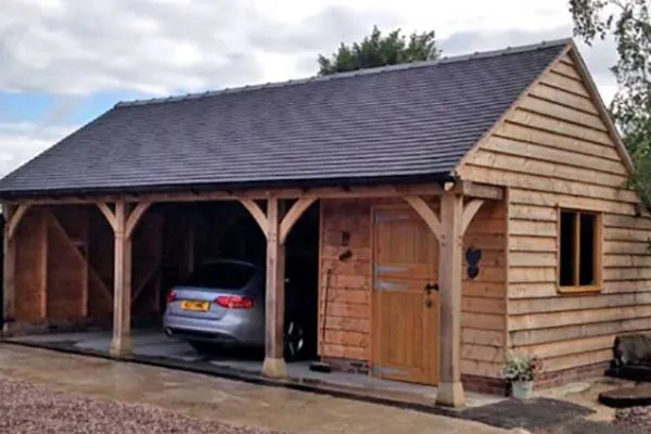 Alternate view: Office, Worlaston Bespoke garden room