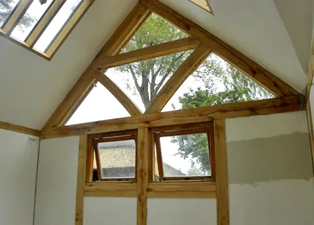Glazed gable end