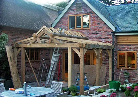 Garden Room - The design in construction
