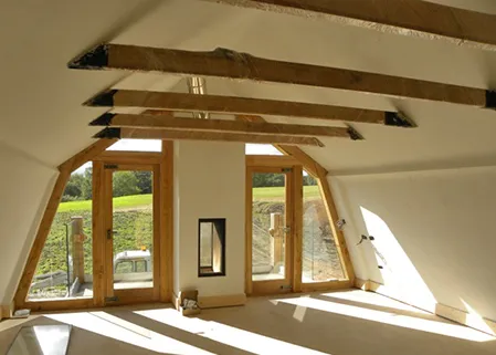 Glazed gable end