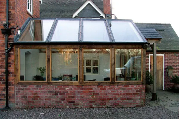 Garden Room Glazing A glazed roof garden room