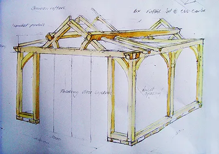 Garden Room - Design sketch