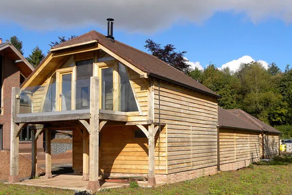Oak Garden Office Bespoke garden office in oak