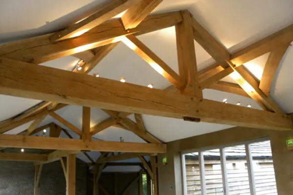 Oak frame roof