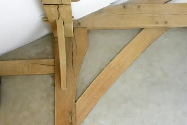 Oak frame detail