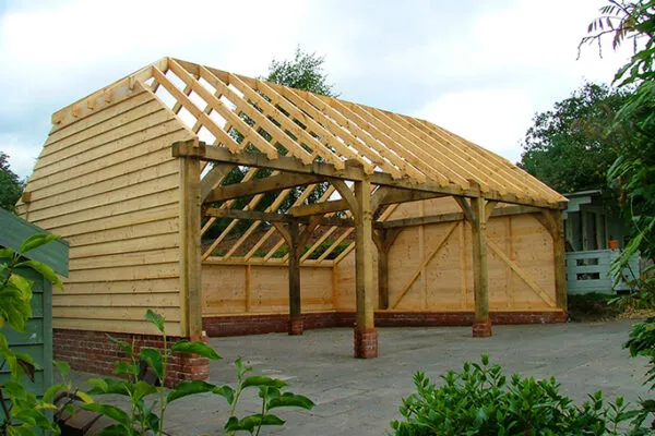 Oak Framed Garage Oak Framed Garage