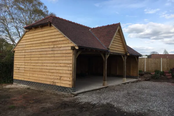 Oak Framed Garage